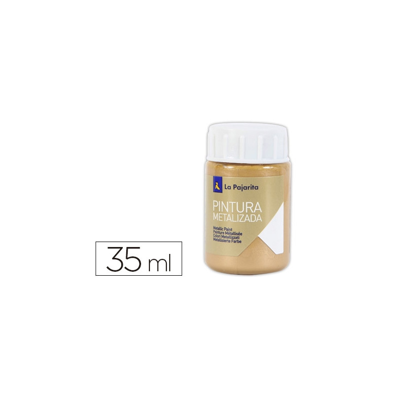 PINTURA METALIZADA LA PAJARITA ORO DUCADO 35 ML