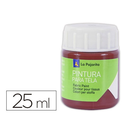 PINTURA PARA TELA LA PAJARITA ROJO INGLES 25 ML