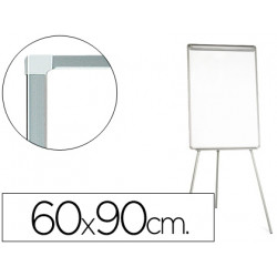 PIZARRA BLANCA Q-CONNECT CON TRIPODE 90X60X195CM PARA CONVENCIONES SUPERFICIE LAMINADA ESCRITURA DIR