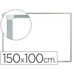 PIZARRA BLANCA Q-CONNECT LACADA MAGNETICA MARCO DE ALUMINIO 150X100 CM