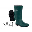 BOTAS DELTAPLUS DE SEGURIDAD STONE PVC VERDE SUELA DE TACOS TALLA 41