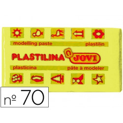 PLASTILINA JOVI 70 AMARILLO CLARO UNIDAD TAMAÑO PEQUEÑO