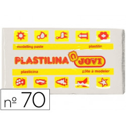 PLASTILINA JOVI 70 BLANCA UNIDAD TAMAÑO PEQUEÑO