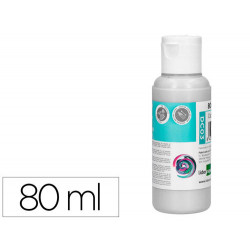 PINTURA ACRILICA LIDERPAPEL BOTE DE 80 ML BLANCO