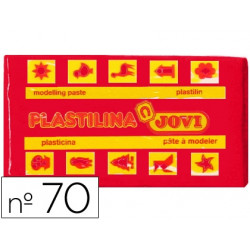 PLASTILINA JOVI 70 ROJO UNIDAD TAMAÑO PEQUEÑO