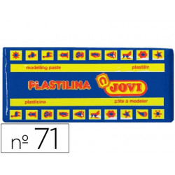 PLASTILINA JOVI 71 AZUL OSCURO UNIDAD TAMAÑO MEDIANO