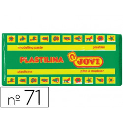 PLASTILINA JOVI 71 VERDE CLARO UNIDAD TAMAÑO MEDIANO