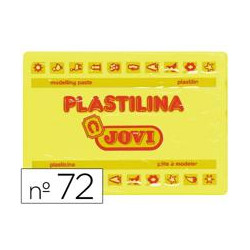 PLASTILINA JOVI 72 AMARILLO CLARO UNIDAD TAMAÑO GRANDE