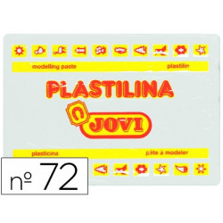 PLASTILINA JOVI 72 BLANCO UNIDAD TAMAÑO GRANDE