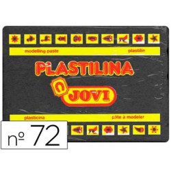 PLASTILINA JOVI 72 NEGRO UNIDAD TAMAÑO GRANDE