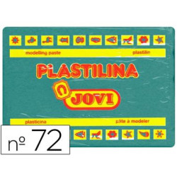 PLASTILINA JOVI 72 VERDE OSCURO UNIDAD TAMAÑO GRANDE