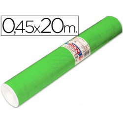 ROLLO ADHESIVO AIRONFIX UNICOLOR VERDE MEDIO 67005 ROLLO DE 20 MT