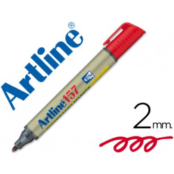 ROTULADOR ARTLINE PIZARRA EK-157 ROJO PUNTA REDONDA 2 MM