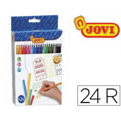 ROTULADOR JOVI SLIM CAJA DE 24 UNIDADES COLORES SURTIDOS