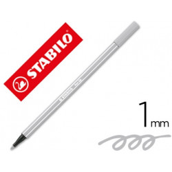 ROTULADOR STABILO ACUARELABLE PEN 68 GRIS AZULADO PALIDO PUNTA GRUESA 1 MM