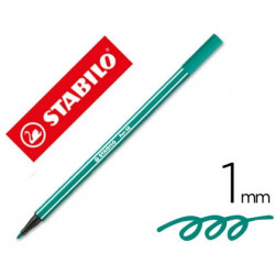 ROTULADOR STABILO ACUARELABLE PEN 68 VERDE ESMERALDA PUNTA GRUESA 1 MM