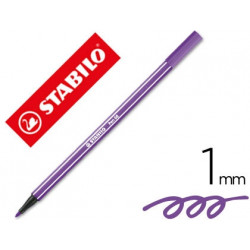 ROTULADOR STABILO ACUARELABLE PEN 68 VIOLETA PUNTA GRUESA 1 MM