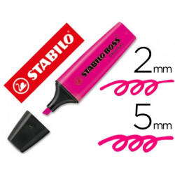 ROTULADOR STABILO BOSS FLUORESCENTE 70 ROSA