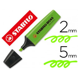 ROTULADOR STABILO BOSS FLUORESCENTE 70 VERDE