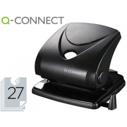 TALADRADOR Q-CONNECT KF01235 NEGRO ABERTURA 2,7 MM CAPACIDAD 27 HOJAS