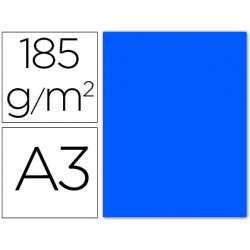 CARTULINA GUARRO DIN-A3 AZUL MAR 185GRS.