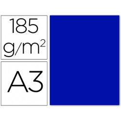 CARTULINA GUARRO DIN-A3 AZUL ULTRAMAR 185GRS.