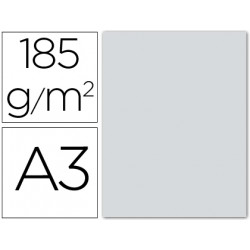 CARTULINA GUARRO DIN-A3 GRIS PLOMO 185GRS.