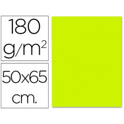 CARTULINA LIDERPAPEL 50X65 CM VERDE PISTACHO 180 GR UNIDAD