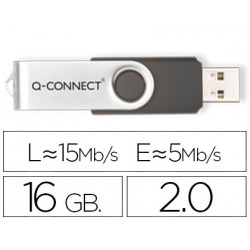 MEMORIA USB Q-CONNECT FLASH 16 GB 2.0