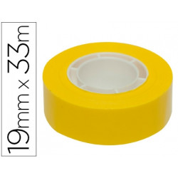 CINTA ADHESIVA APLI 33 MT X 19 MM COLOR AMARILLO