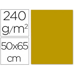 CARTULINA LIDERPAPEL 50X65 CM 240 G/M2 ORO VIEJO