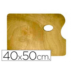 PALETA MADERA ARTIST RECTANGULAR TAMAÑO 40X50X0,05 CM