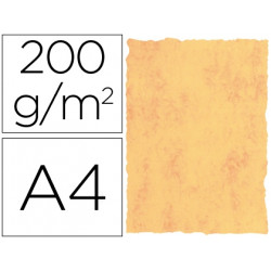 PAPEL PERGAMINO DIN A4 200 GR COLOR MARMOL AMARILLO