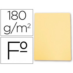 SUBCARPETA CARTULINA GIO FOLIO AMARILLO PASTEL 180 G/M2