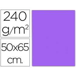 CARTULINA LIDERPAPEL 50X65 CM 240 G/M2 VIOLETA