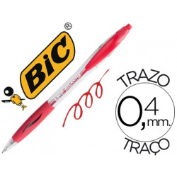 BOLIGRAFO BIC ATLANTIS ROJO RETRACTIL TINTA ACEITE PUNTA DE 1 MM