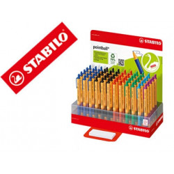 BOLIGRAFO STABILO POINTBALL 0,5 MM RETRACTIL EXPOSITOR DE 60 COLORES SURTIDOS