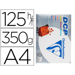 PAPEL FOTOCOPIADORA CLAIREFONTAINE DIN A4 350 GRAMOS PAQUETE DE 125 HOJAS