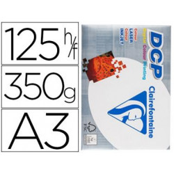 PAPEL FOTOCOPIADORA CLAIREFONTAINE DIN A3 350 GR PAQUETE DE 125 HOJAS