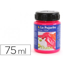 PINTURA ACRILICA LA PAJARITA F-04 MAGENTA FLUORESCENTE 75ML