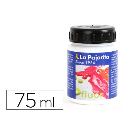 PINTURA ACRILICA LA PAJARITA F-00 BLANCO FLUORESCENTE 75ML