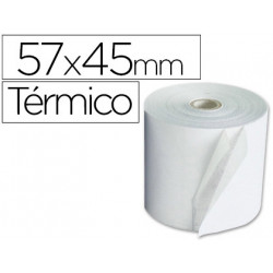 ROLLO SUMADORA Q-CONNECT TERMICO 57X45X11 MM 58 GR SIN BISFENOL A