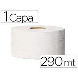 PAPEL HIGIENICO TORK MINIJUMBO 1 CAPA 290 MT PARA DISPENSADOR T2