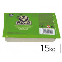 ARGILA SIO-2 COLOR BLANCO PAQUETE DE 1,5 KG