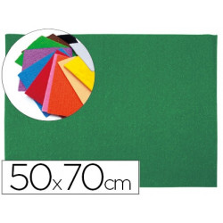 GOMA EVA LIDERPAPEL 50X70CM 60G/M2 ESPESOR 2MM TEXTURA TOALLA VERDE