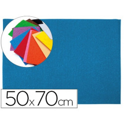 GOMA EVA LIDERPAPEL 50X70CM 60G/M2 ESPESOR 2MM TEXTURA TOALLA AZUL