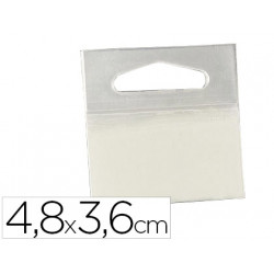 COLGADOR CON ADHESIVO 3M HANG TAB 2180 ROLLO 1000 ETIQUETAS48X36 MM