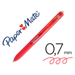 BOLIGRAFO PAPER MATE INKJOY RETRACTIL GEL PEN TRAZO 0,7 MM ROJO