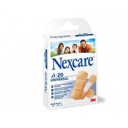 TIRA PROTECTORA 3M NEXCARE PARA HERIDAS Y CORTES PLASTICOIMPERMEABLE CAJA DE 20 UNIDADES DIVERSOS TA