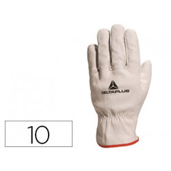 GUANTES DELTAPLUS PIEL VACUNO ESPECIAL PARA TODO TIPO DE TRABAJOS EL MAS VENDIDO DEL MERCADO TALLA 1